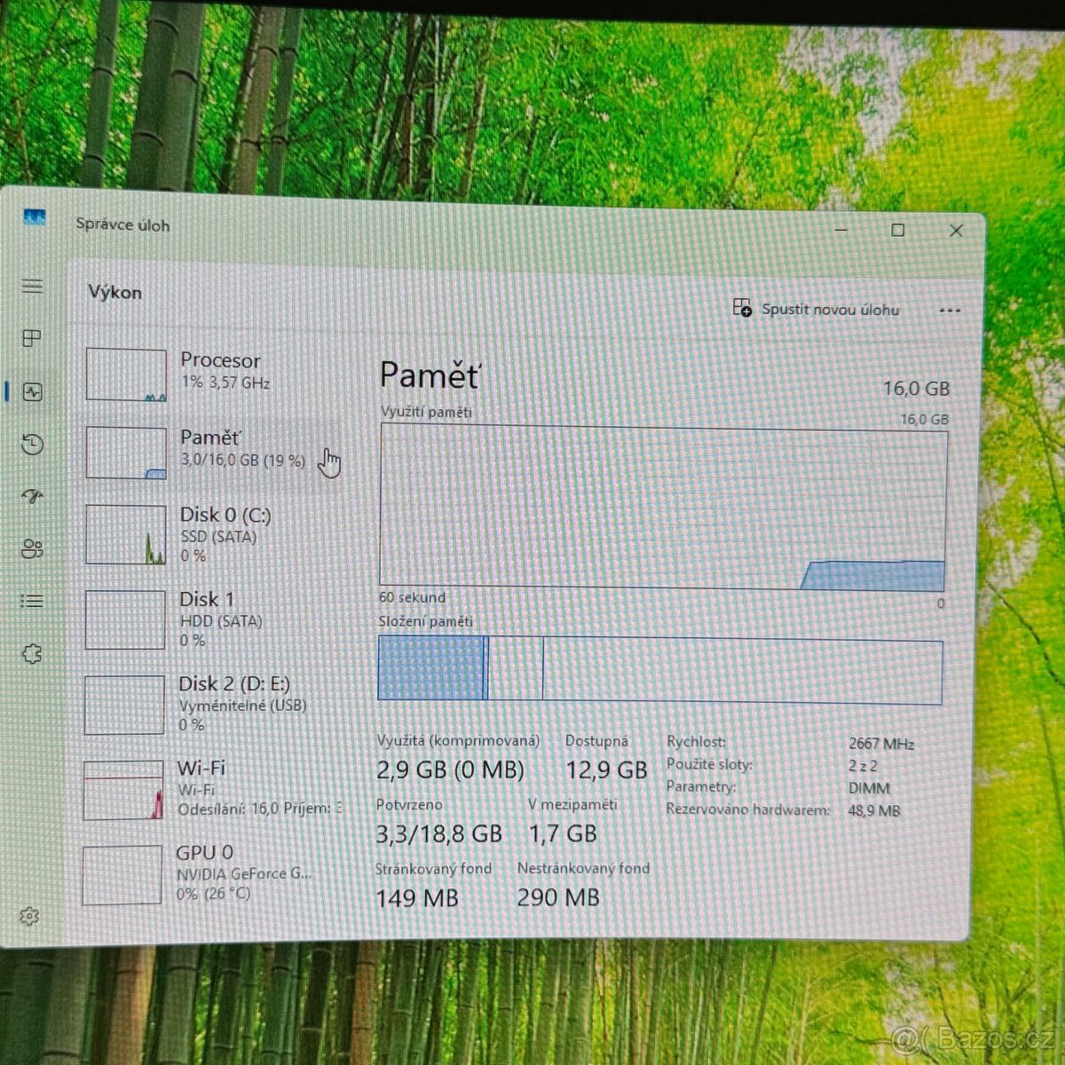HERNÍ PC Ryzen 5 / GTX 1650 / 16GB RAM / SSD+HDD - 9