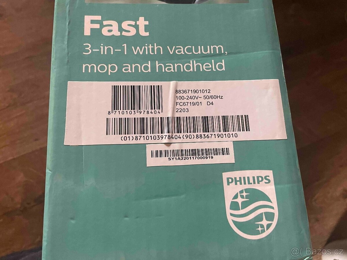 tyčový vysavač Philips 3v1 - 9