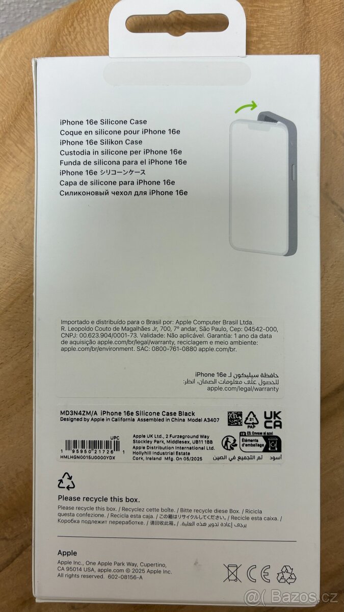 Apple Silikonový kryt na iPhone 16e černý - 9