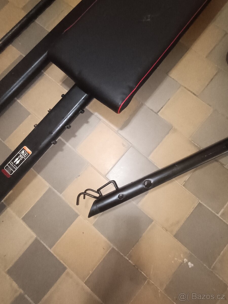 Domyos/Decathlon díly – dip držáky na zeď + opěrky + konstru - 9