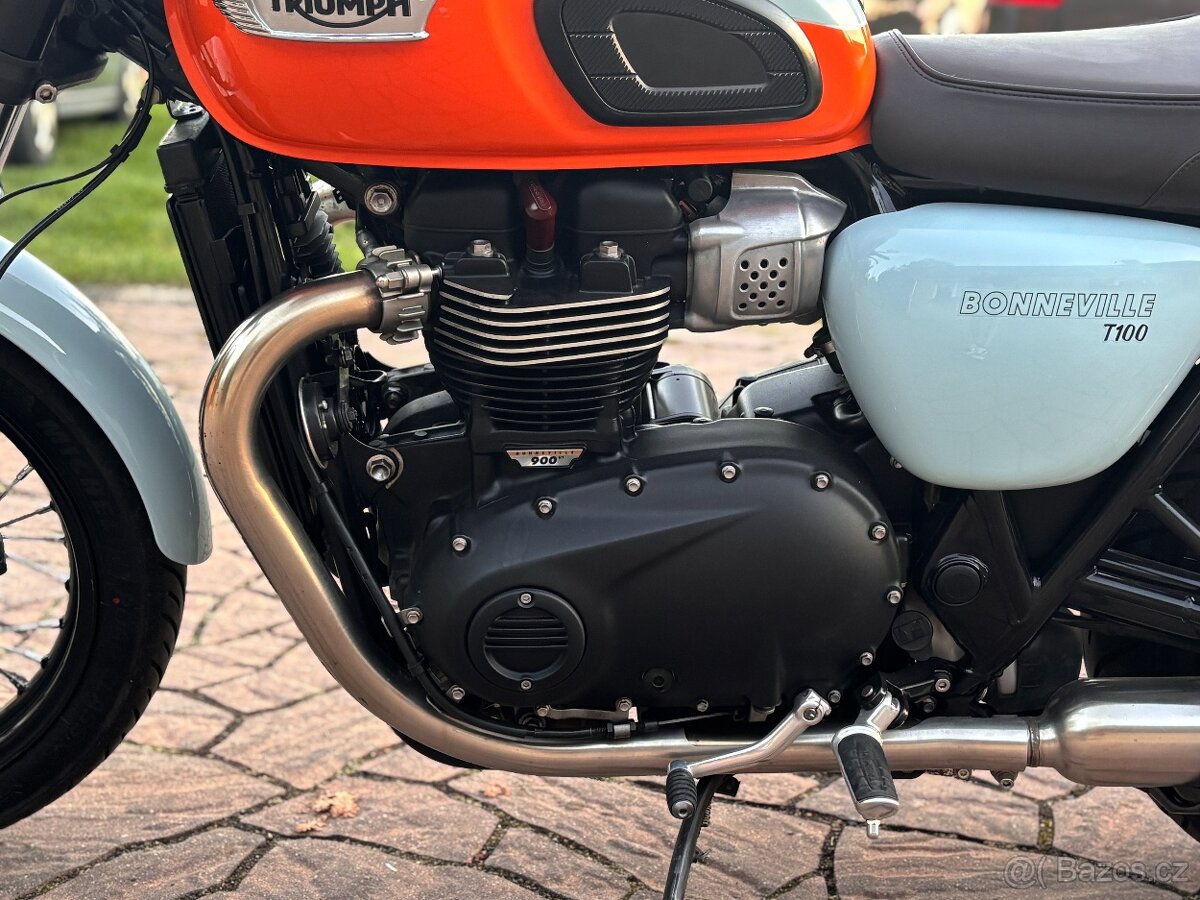Triumph Bonneville T100 2022, najeto 10450km - 9