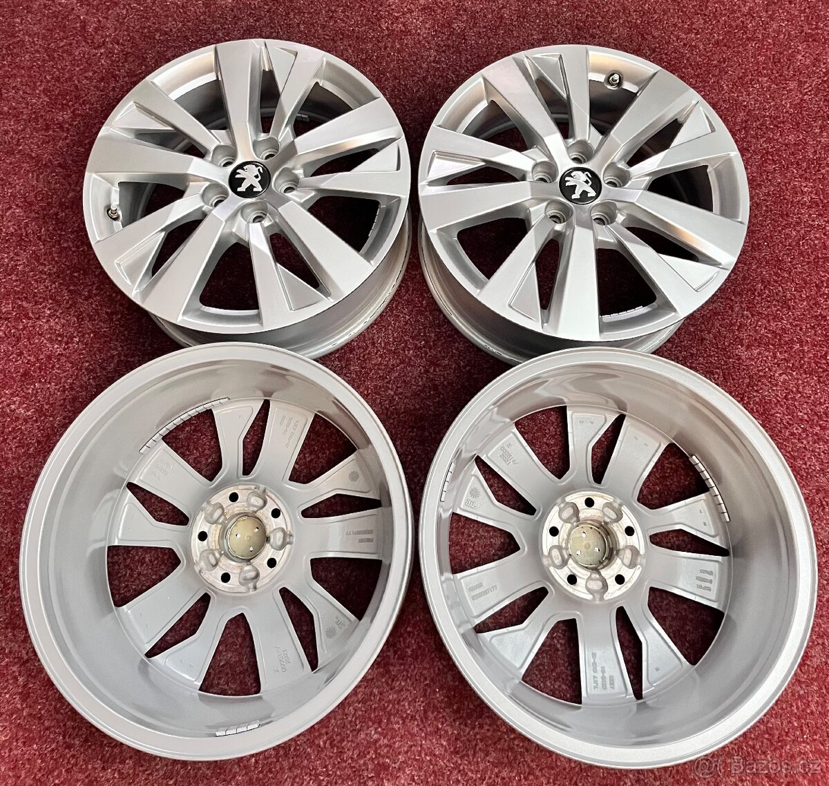 5x108 R17 Peugeot 3008 / 5008 originál alu disky - 9