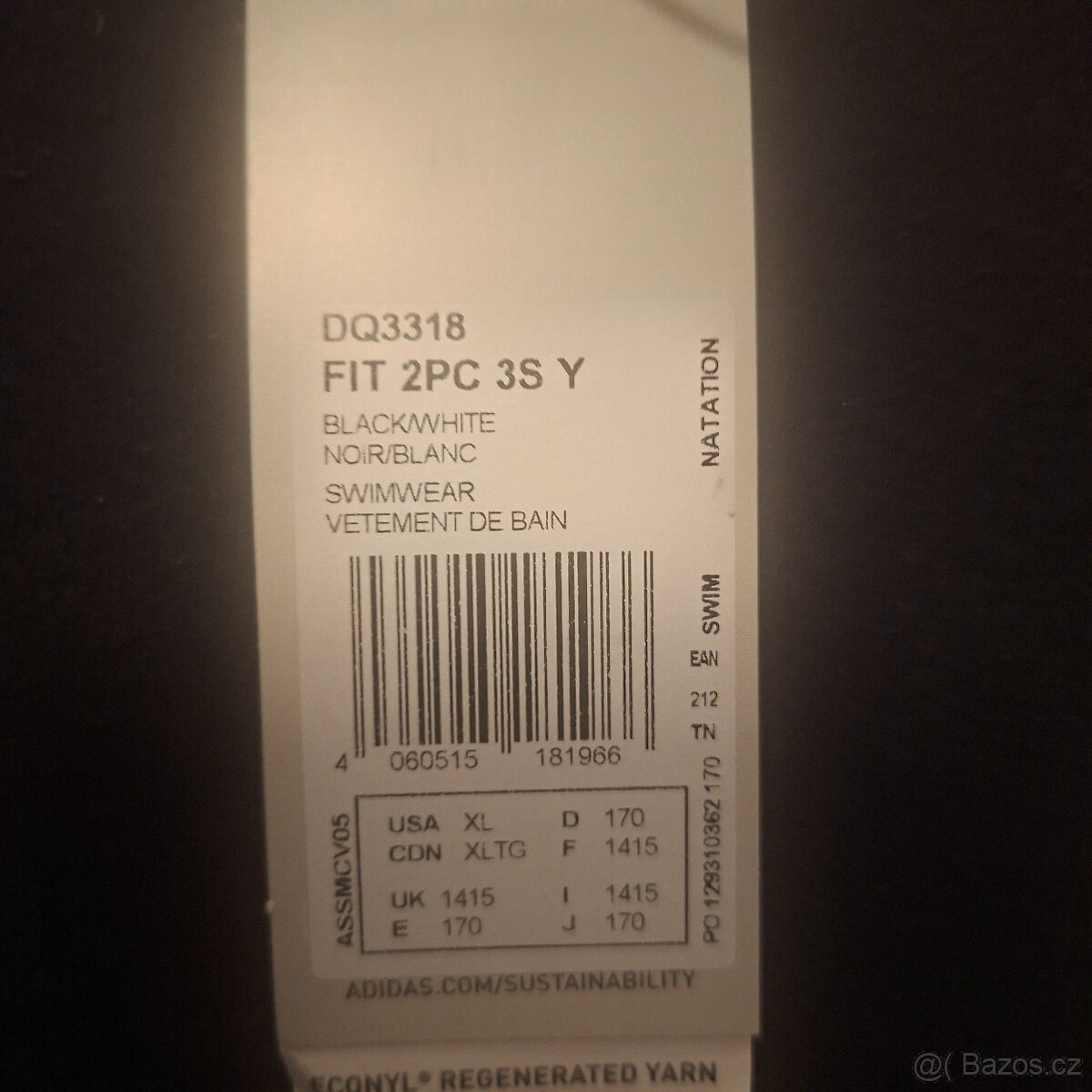 ADIDAS dívčí plavky vel. 170 (nepoužité) - 9