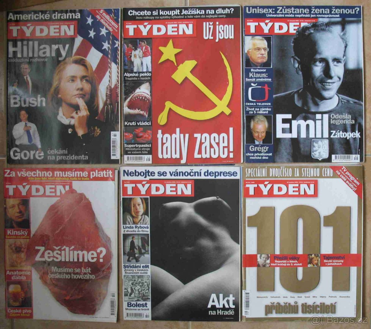 Prodám Časopis Týden - rok 2000 - 9