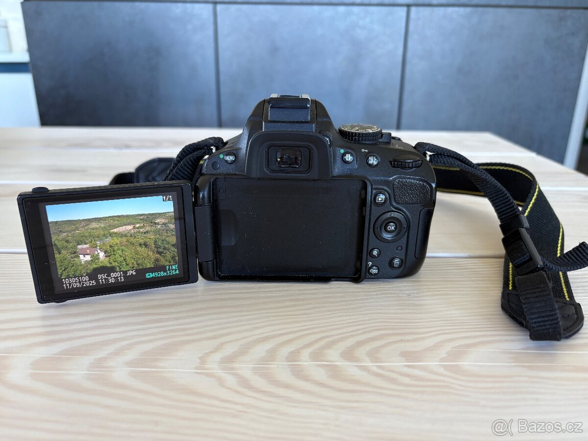 Nikon D5100+ objektiv 18-105mm+ příslušenství - 9