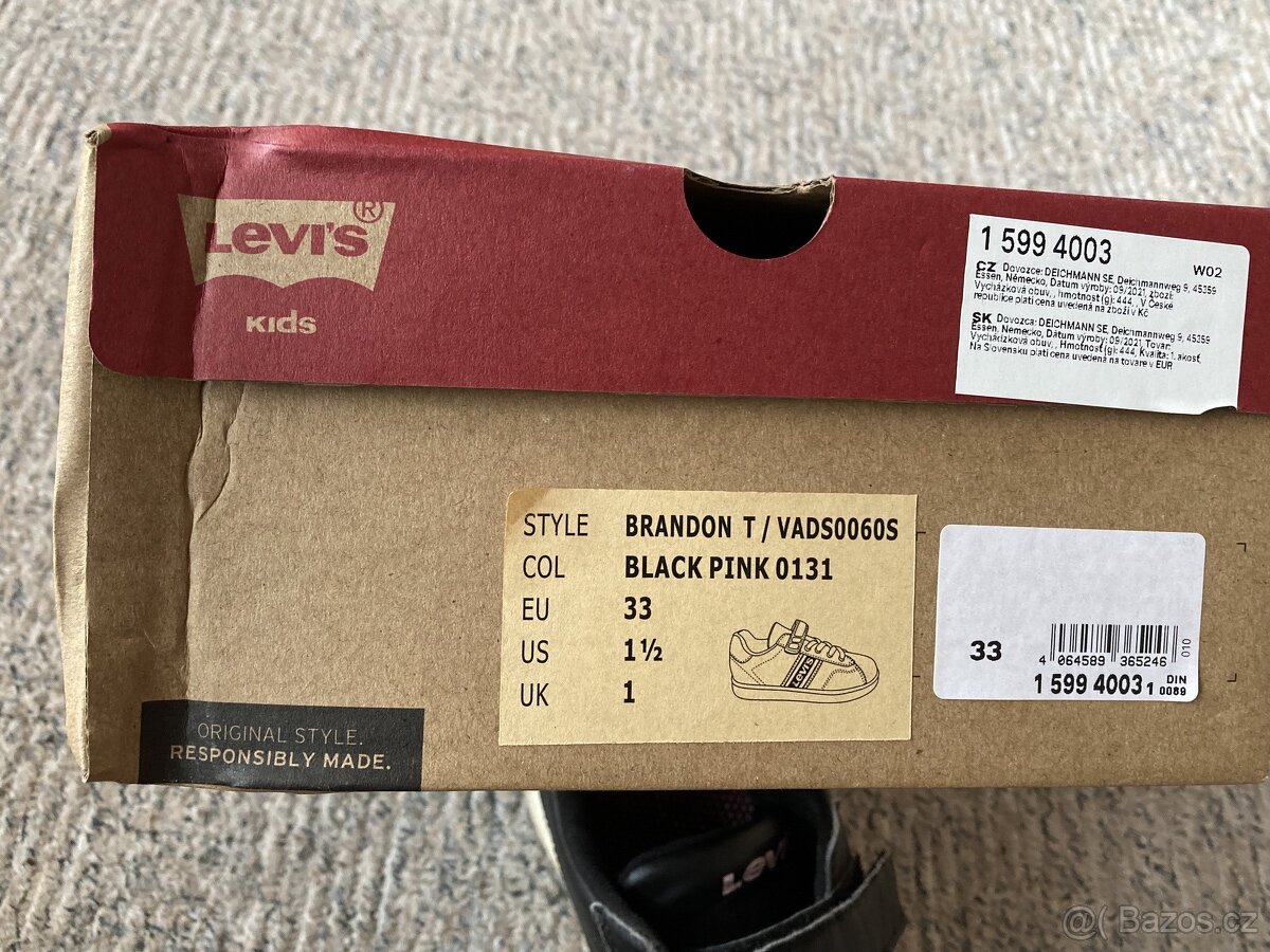 tenisky Levis vel 33 - 9