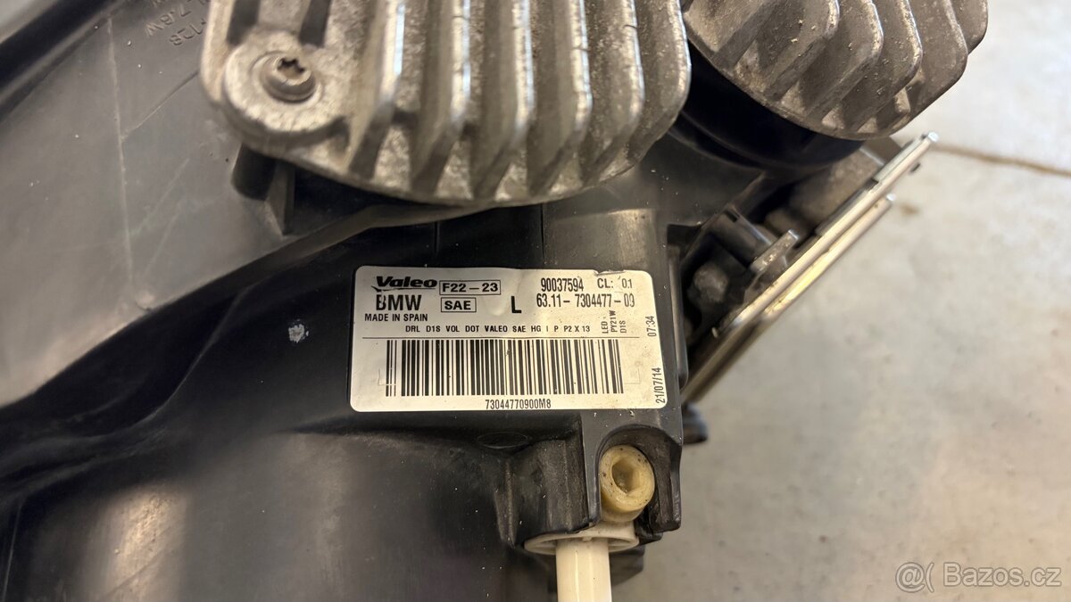 Adaptive xenon světlo levé BMW F22 / F23 / F87 - 9