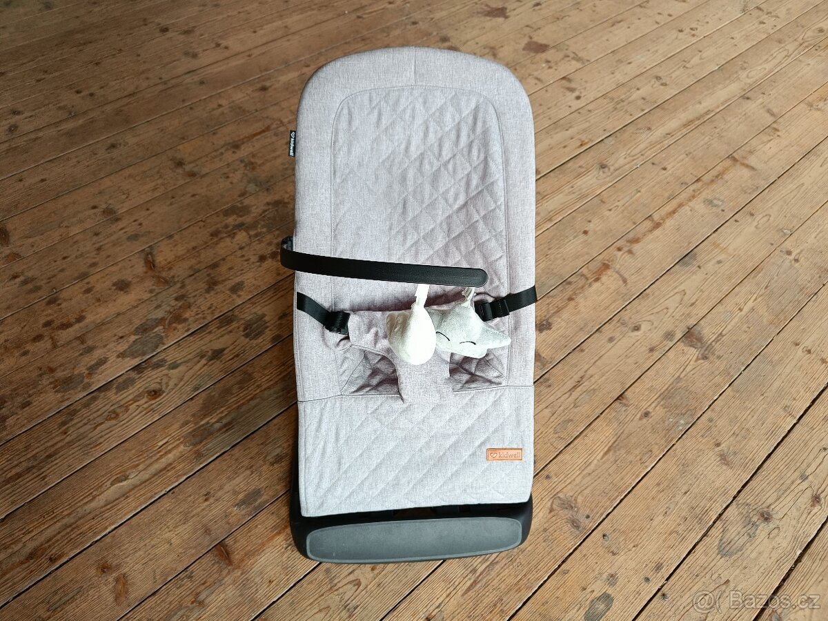 Houpací lehátko KIDWELL LARO skládací pro miminka 2 hračky - 9