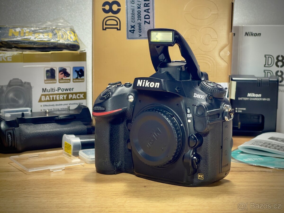 Nikon D800 – profesionální full-frame zrcadlovka, top stav - 9