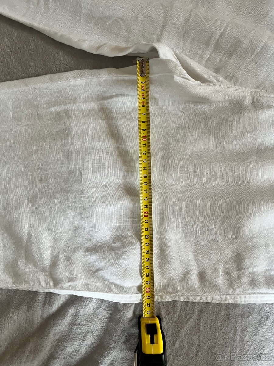 Letní pánské kalhoty 100 %len - 9