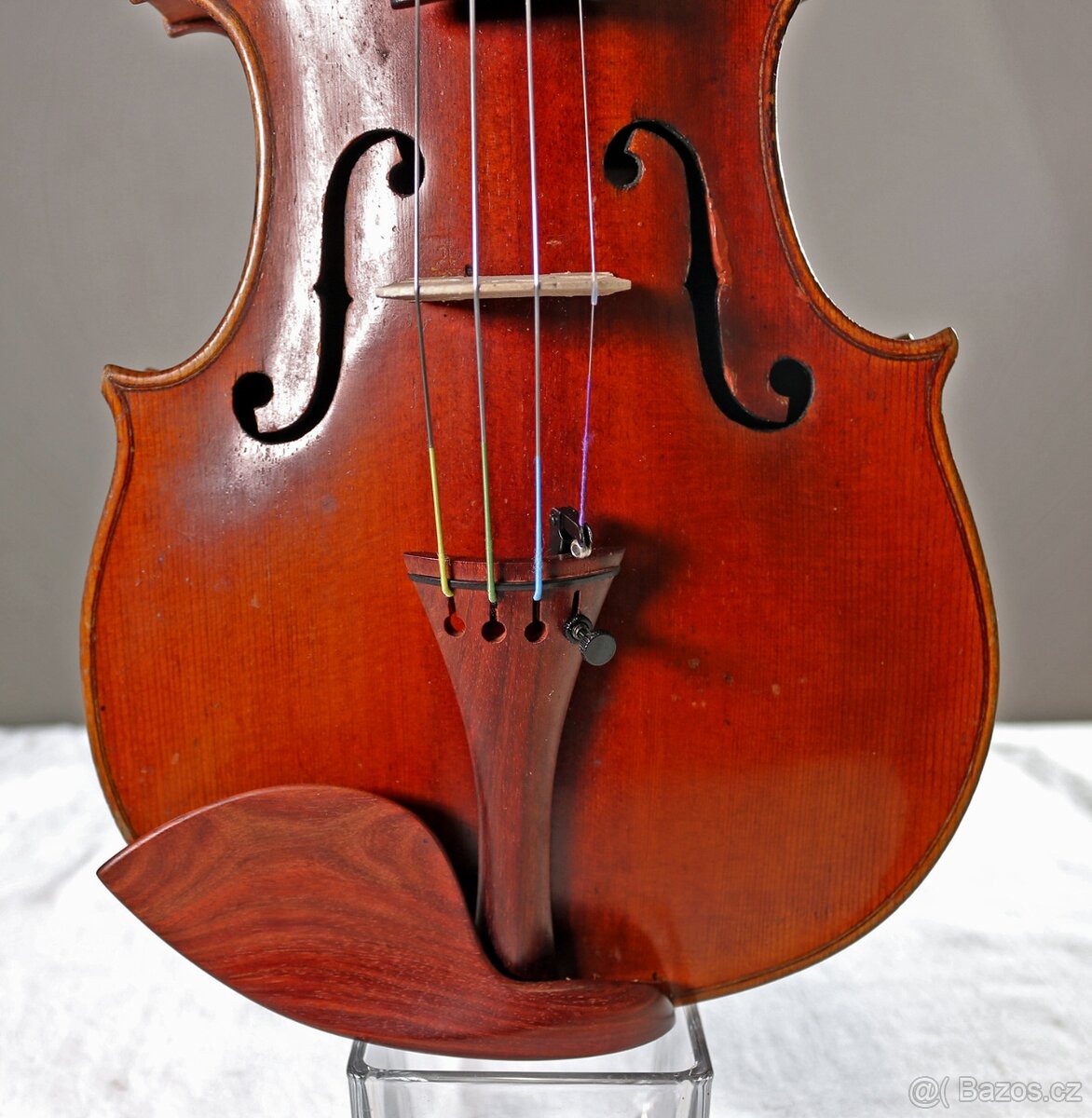 Prodám celé 4/4 100let staré české housle - 9