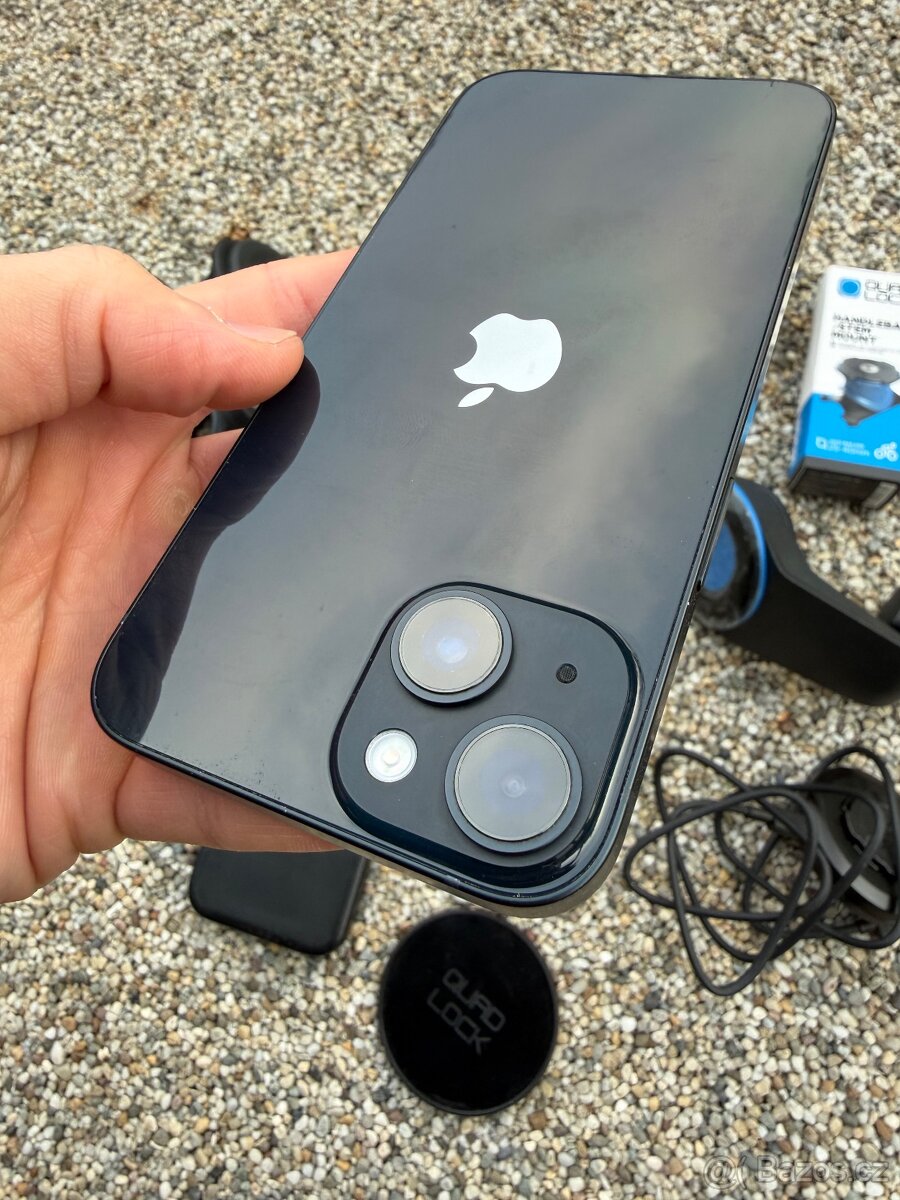 IPhone 14 + Quad lock- baterie 100% - 9