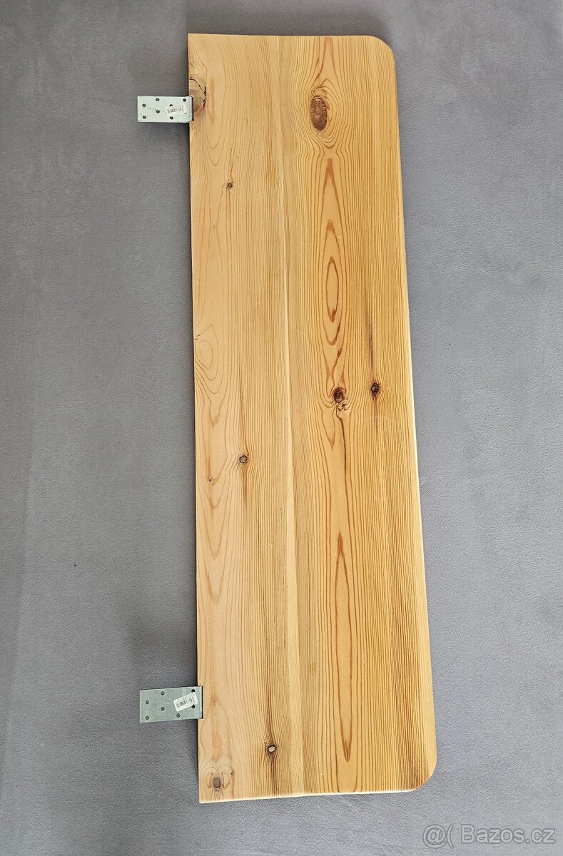 Dřevěná zábrana k posteli - masiv - 9