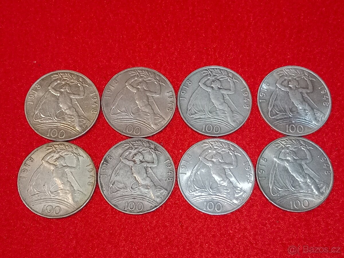 Československé stříbrné mince 212 ks - pouze komplet - 9