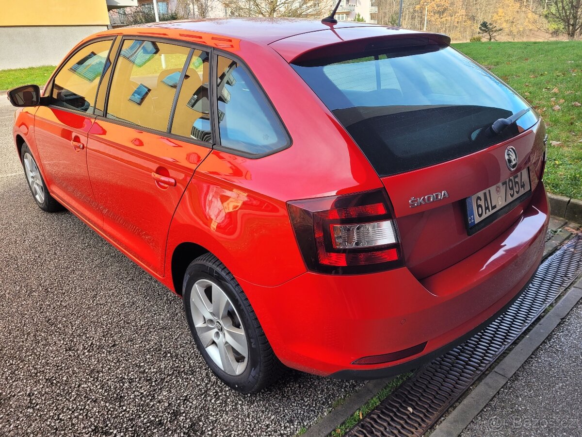 Rapid 1.0TSI 70kW (143tkm) pěkný stav - 9