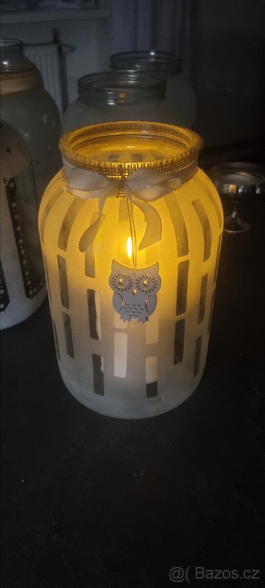 Pískováné svícny - 9