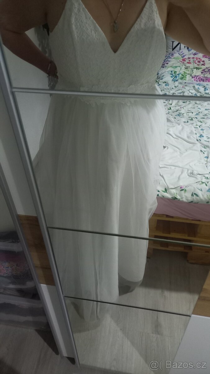 NOVÉ svatební šaty - 9