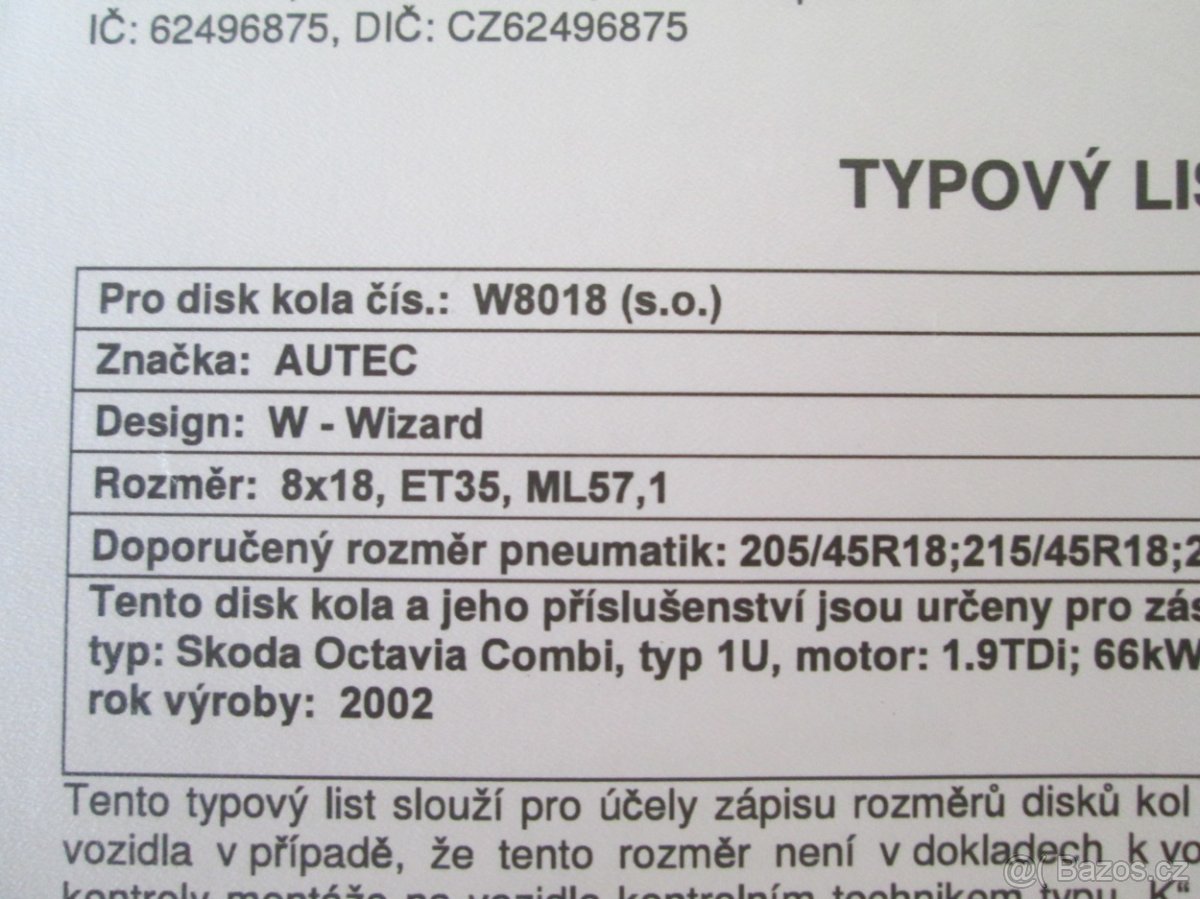 TYPOVE LISTY PRO ZAPIS KOL DO TP - 9