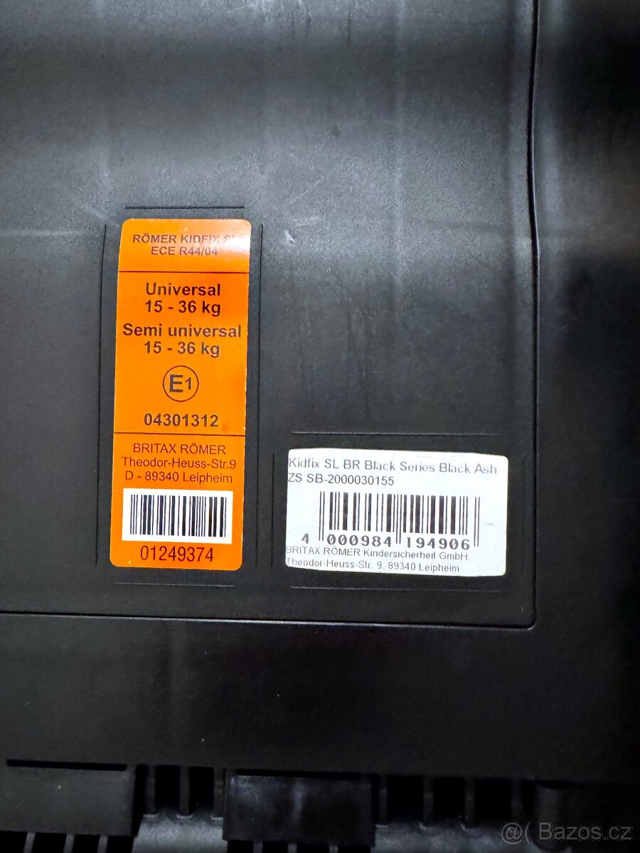 Autosedačka Britax Römer (15-36 kg) ISOFIX - 9