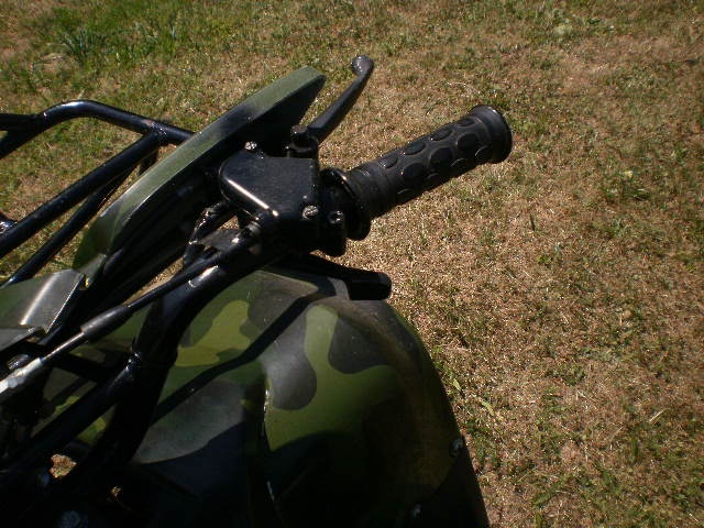 dětská čtyřkolka 125ccm maskáčová - 9