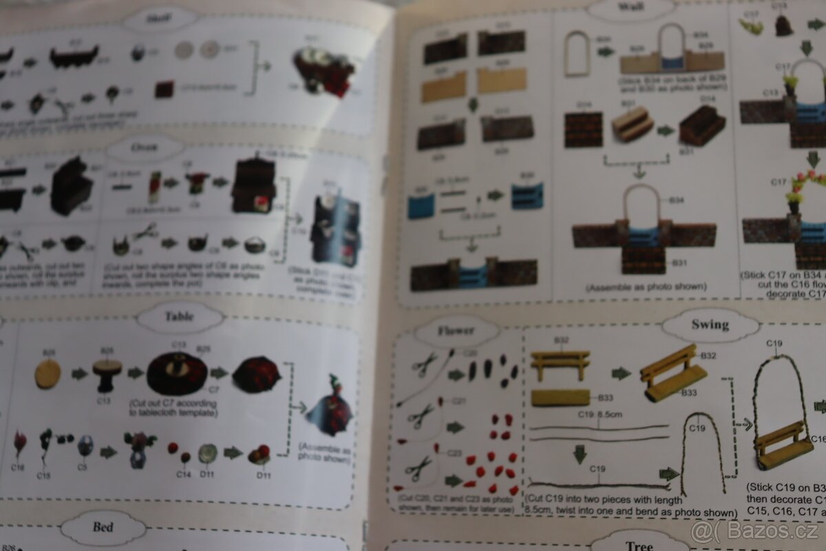 Mini domeček DIY stavebnice venkovský babiččin domeček - 9