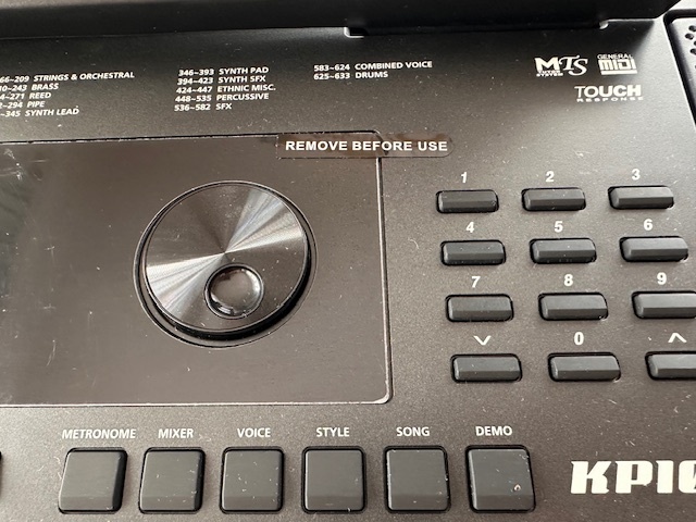 Klávesy Kurzweil KP100 + stojan - 9