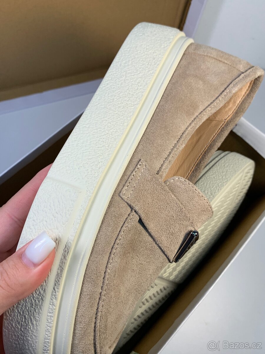 Dámské Loafers/ Mokasíny Kůže Nove - 9