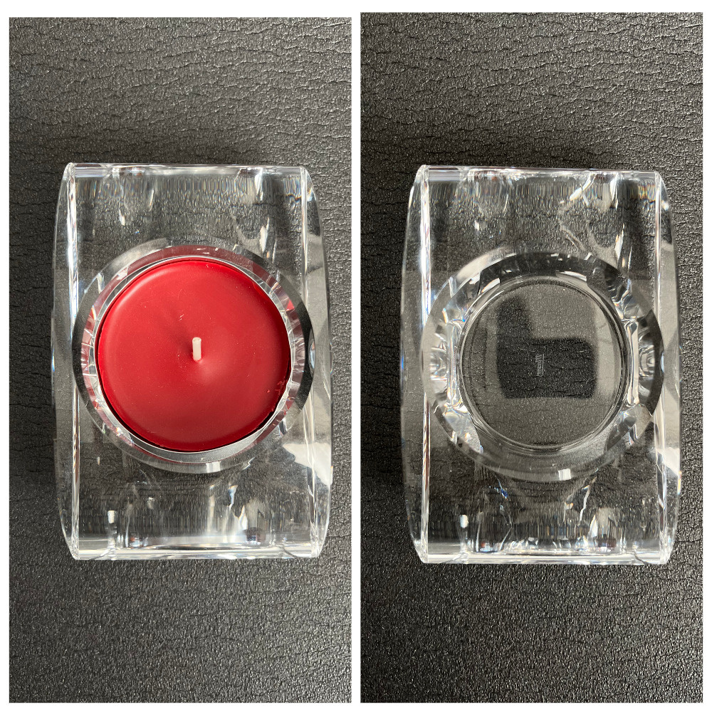 Moser Křišťálový svícen, těžítko, D 12 cm - 9