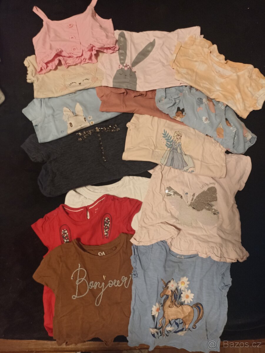 Dívčí oblečení vel 92-104 - 9