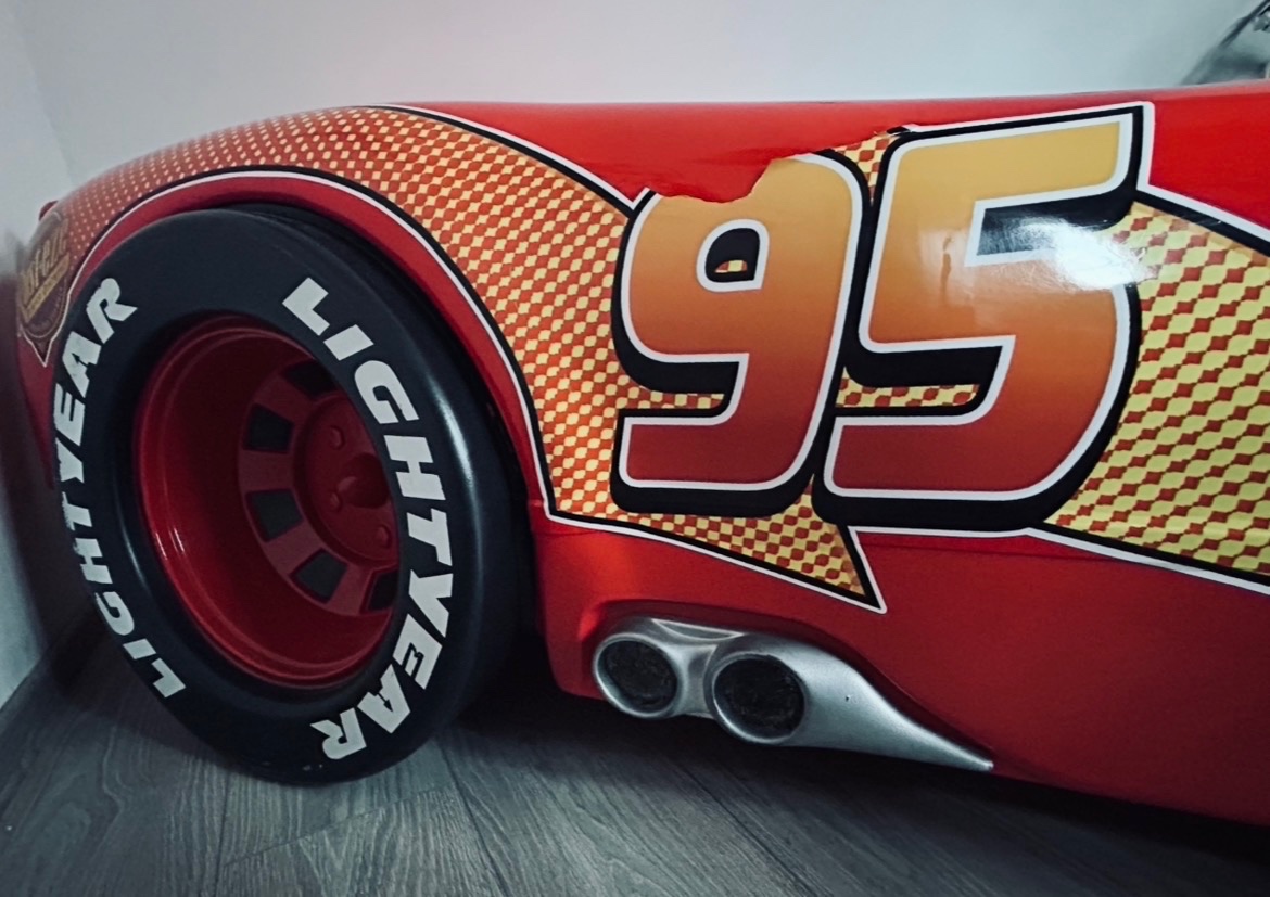 Dětská 3D postel auto - 9