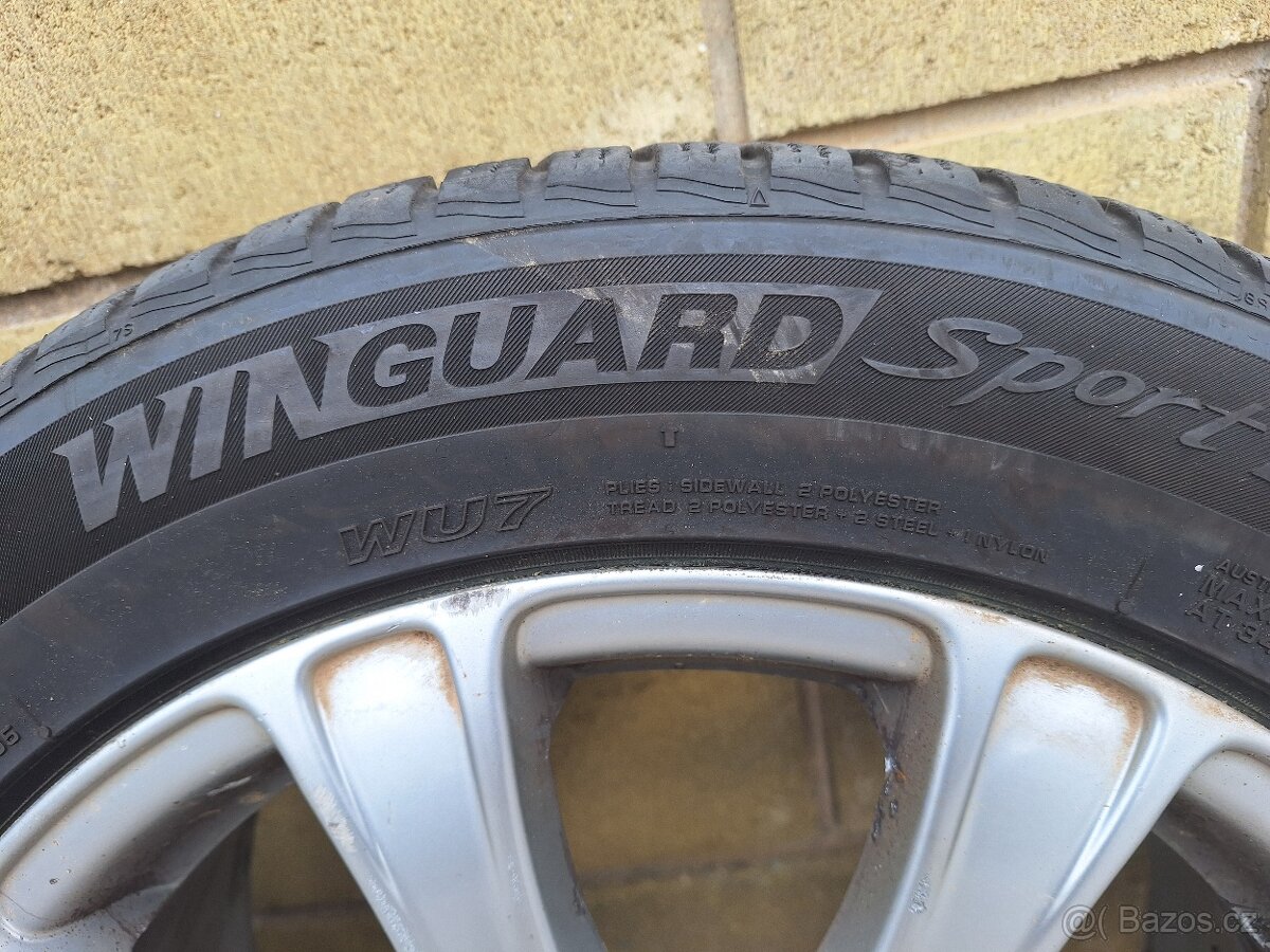 Originální sada alu disků včetně zimních pneu Octávie II - 9