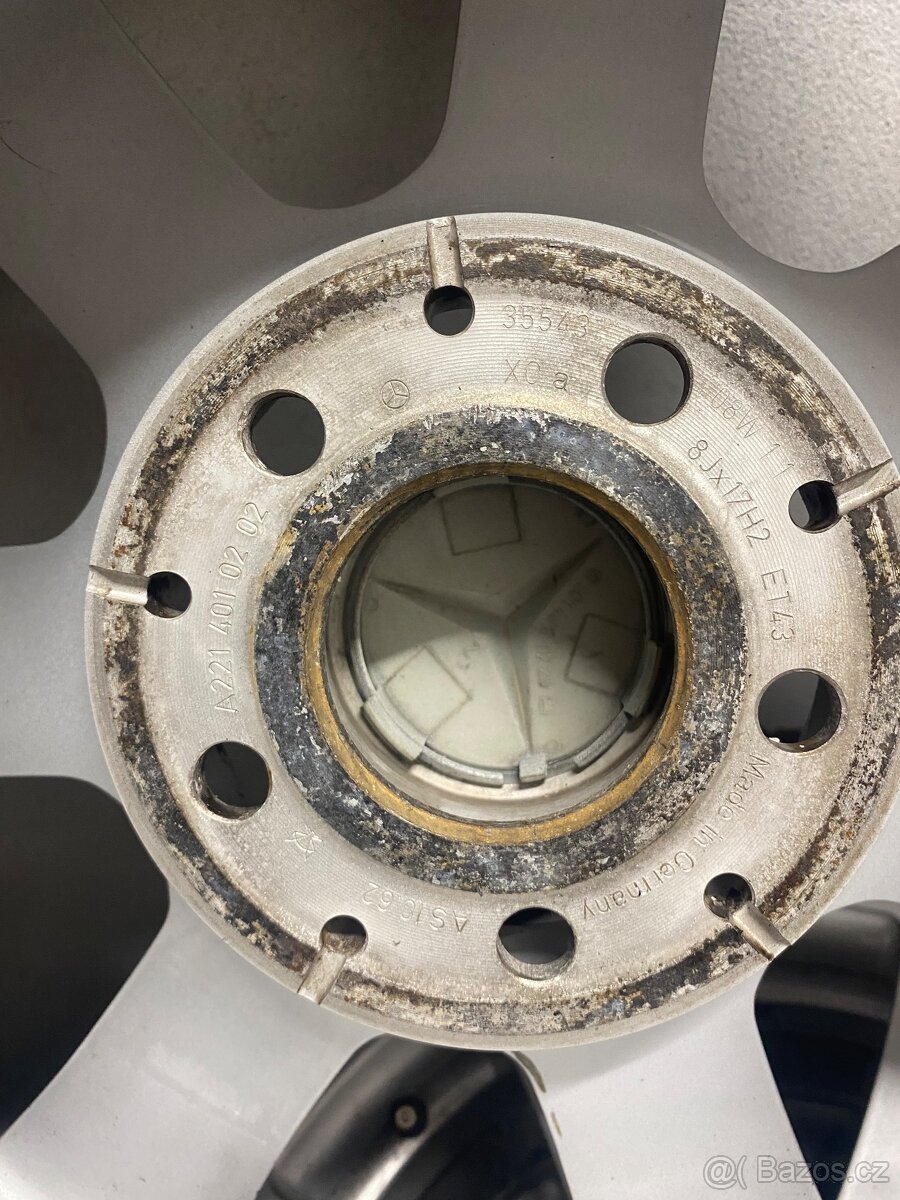 5x112 R17 8J ET43 Mercedes + 235/55 R17 letné - 9