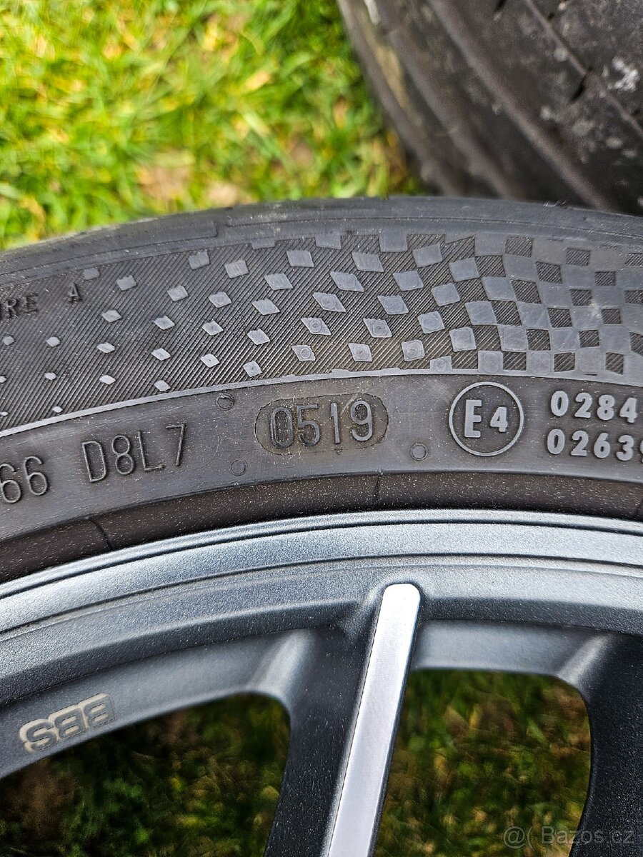 BBS CC-R R19 5x112 Graphite Diamondcut + TPMS - 9