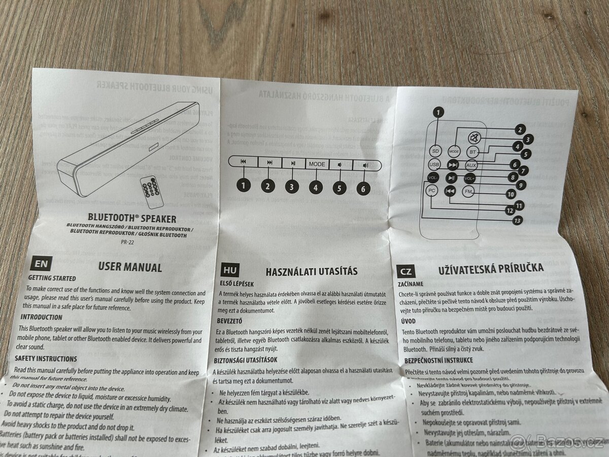 Bluetooth reproduktor Proda PR 22 - 9