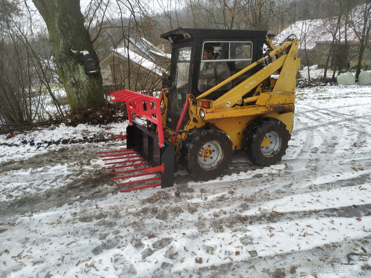 Drapákové vidle na smykový nakladač BOBCAT - 9