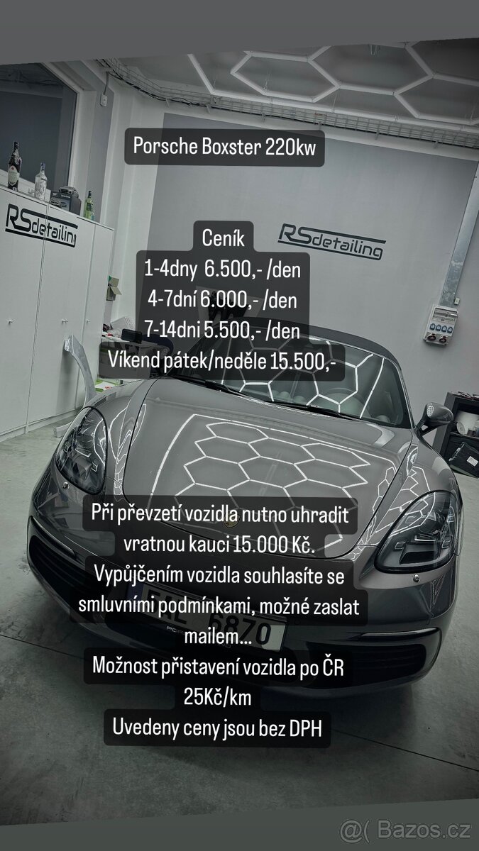 Půjč si porsche 718 boxster - 9