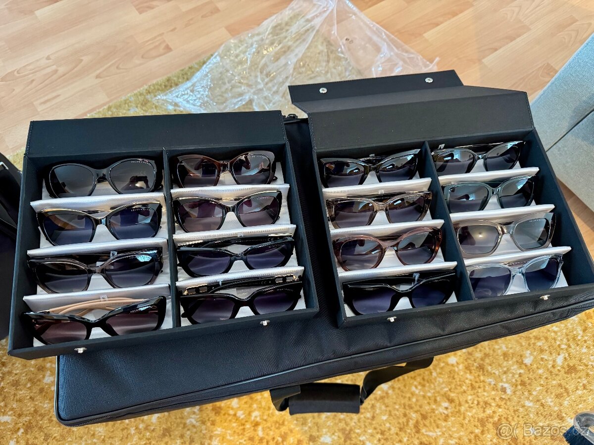 Profesionální 2ks kufry Techgal a 22 kazet na brýle NOVÉ - 9