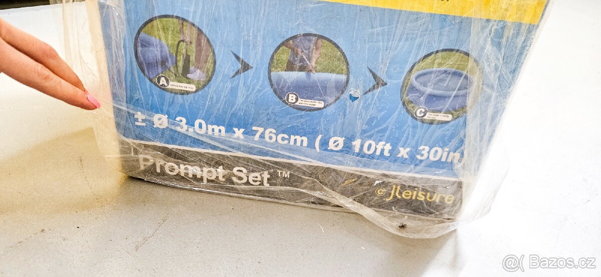 Bazén rozpěrný s čerpadlem kulatý 17793 Avenli 300x 300 cm - 9