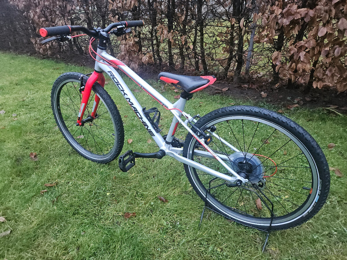 Lehké 24" juniorské horské hliníkové kolo ROCK MACHINE - 9