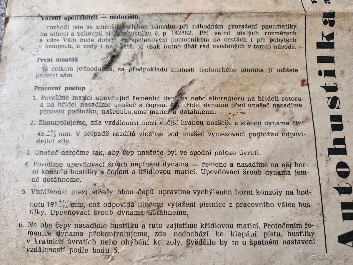 Autohustilka 1972 KS Brušperk / RETRO - 9