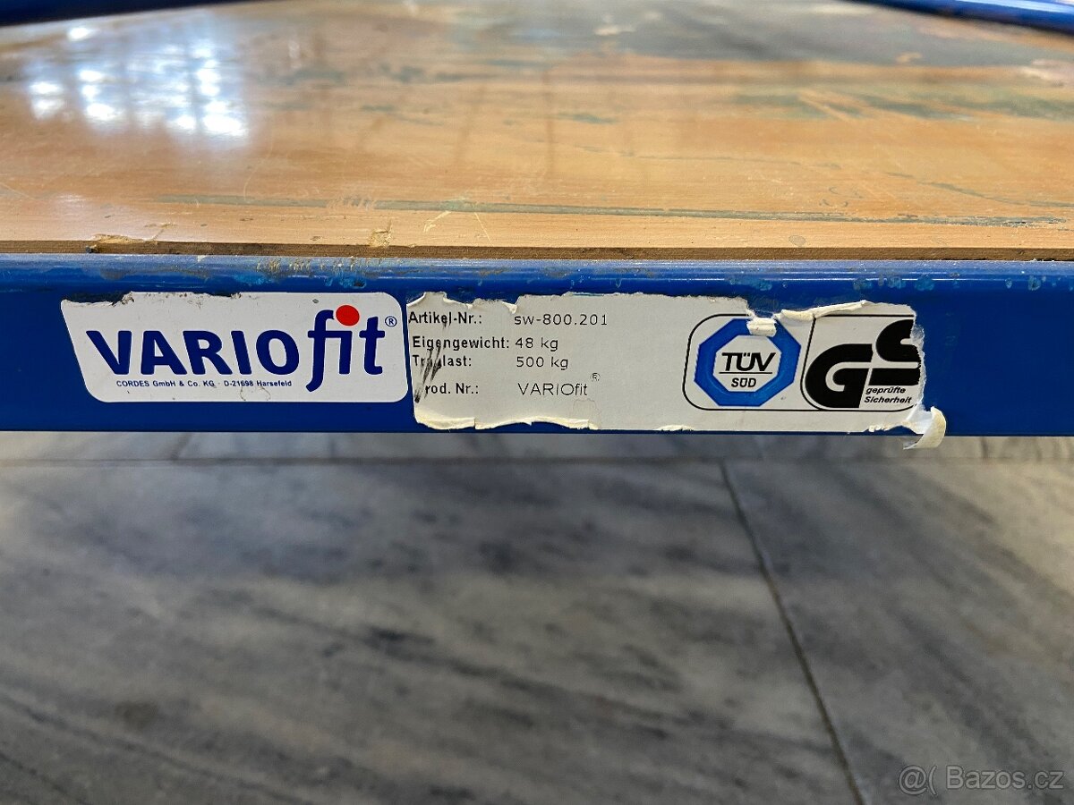 Plošinový vozík 800x1200 mm - 9