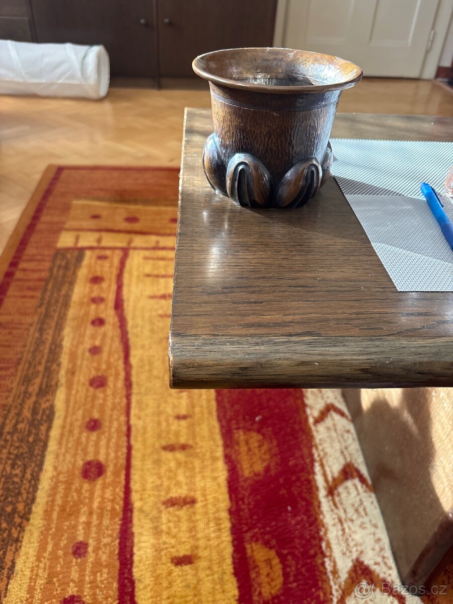 Termosk,hrnky,dzban,hlin. nádob,prk. na ryby, mosaz.květináč - 9