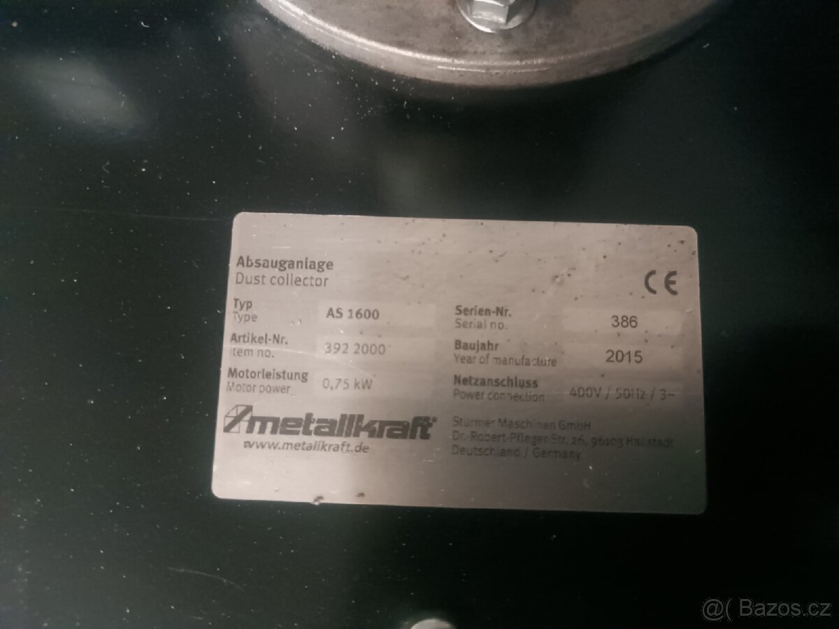 Odsávání metallkraft AS 1600 - 9