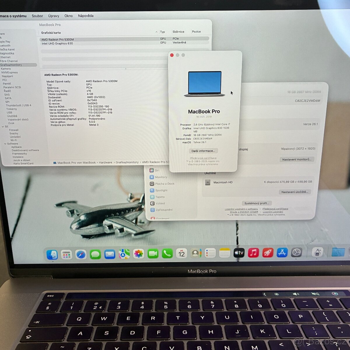 MacBook Pro 16'' 2019 / i7 / 16GB RAM / 512GB SSD - DPH - 9