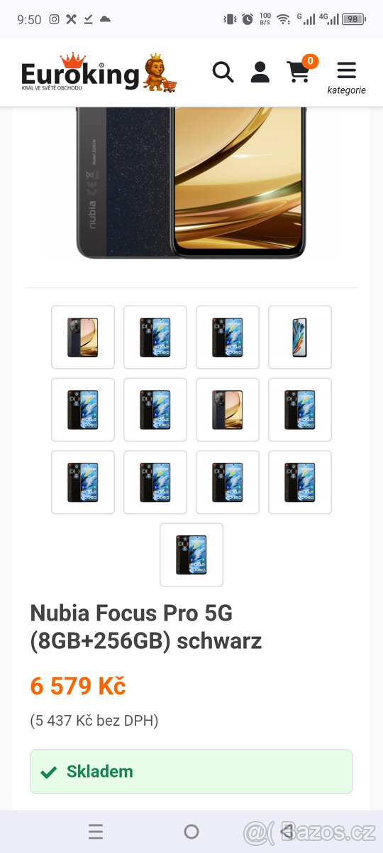 Nubia Focus Pro 5G 20GB/256GB - 9