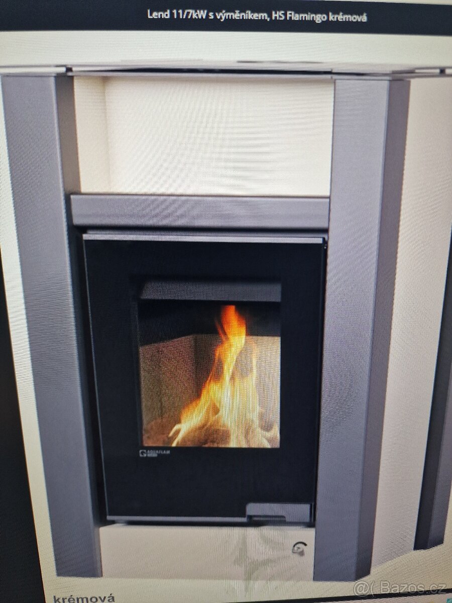 krbová kamna AQUAFLAM VARIO LED 11/7 kw - nepoužitá - 9
