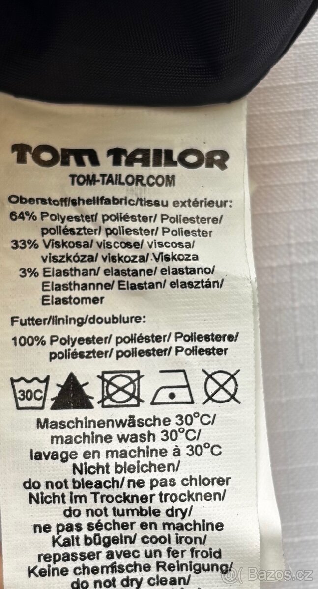 Sukně károvaná černá s podšívkou - 9