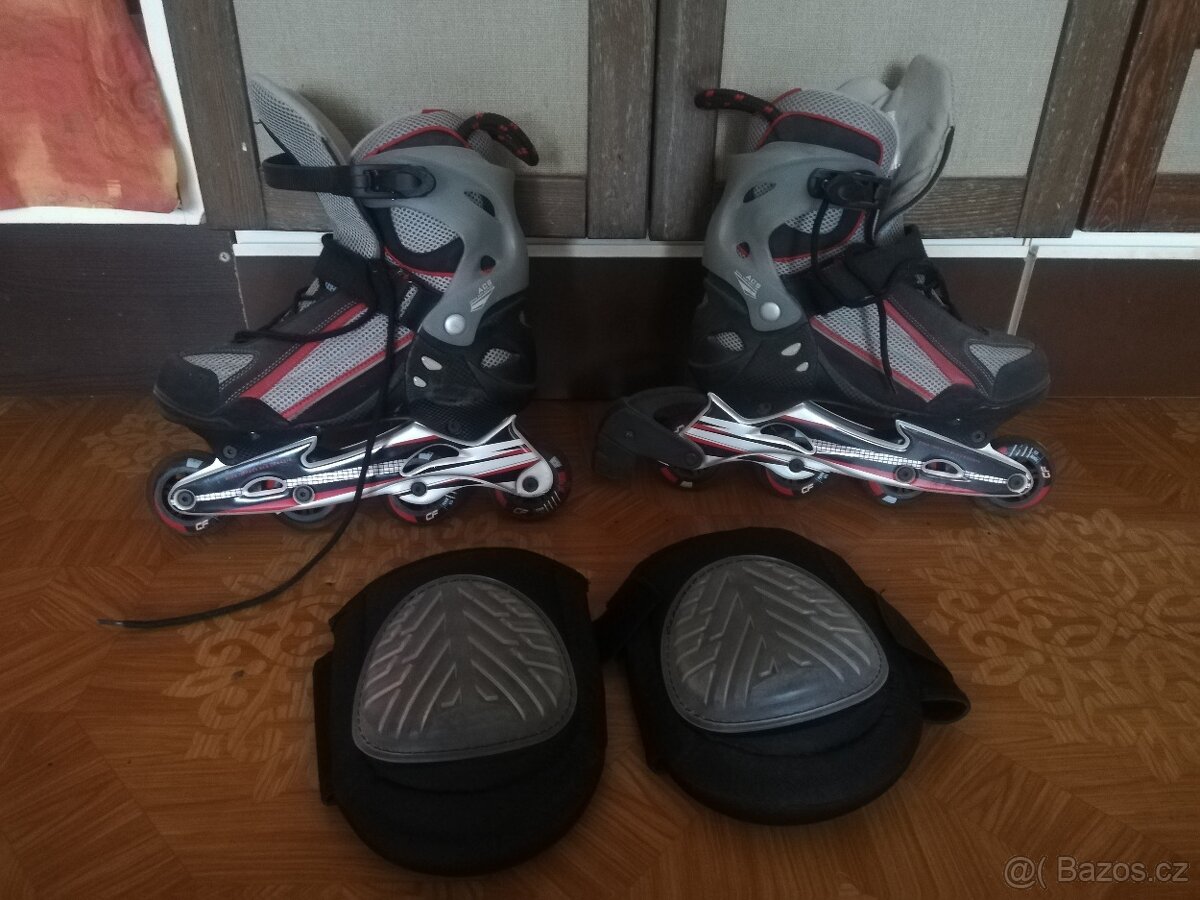 KOLEČKOVÉ BRUSLE/ IN Line 43-44, dětská cyklo helma - 9