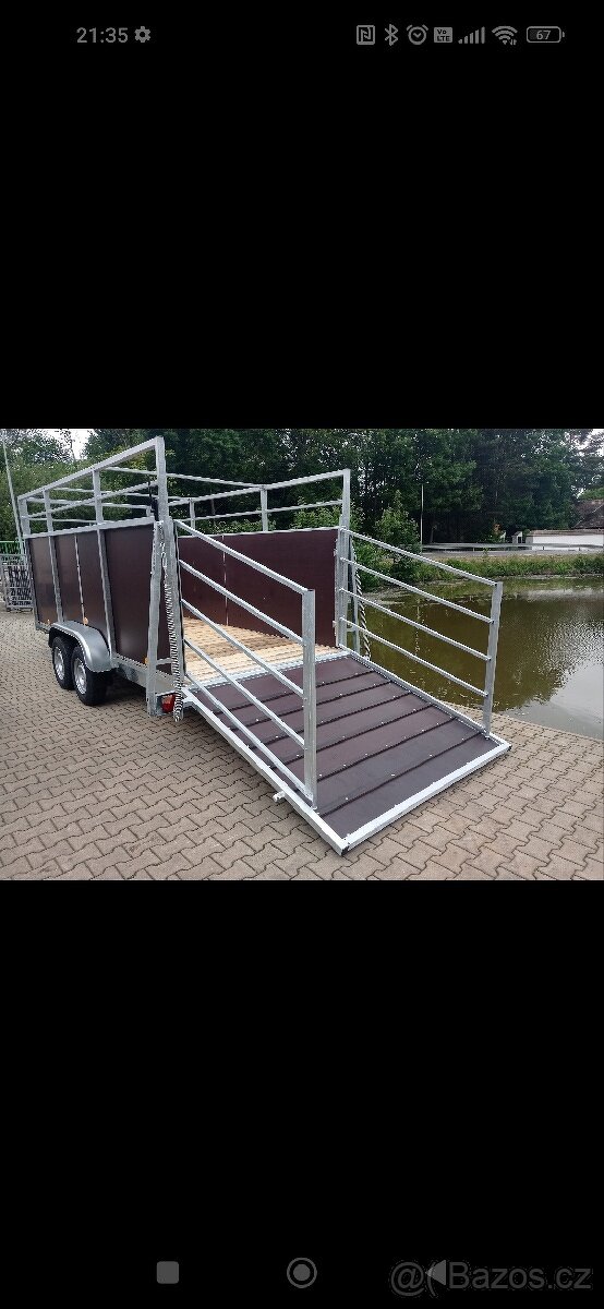 Přepravník zvířat traktorový PZT 1.8t, 2.5t, 3.5t - 9