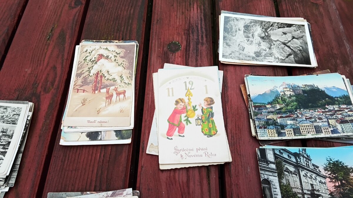 Starý stromek,pohledy ,nůžky a jiné . - 9